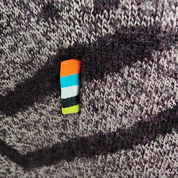 SmartWool Cardigan Sweater Avion Women's M Draped Wrap Open Purple Ridge… - Picture 4 of 6